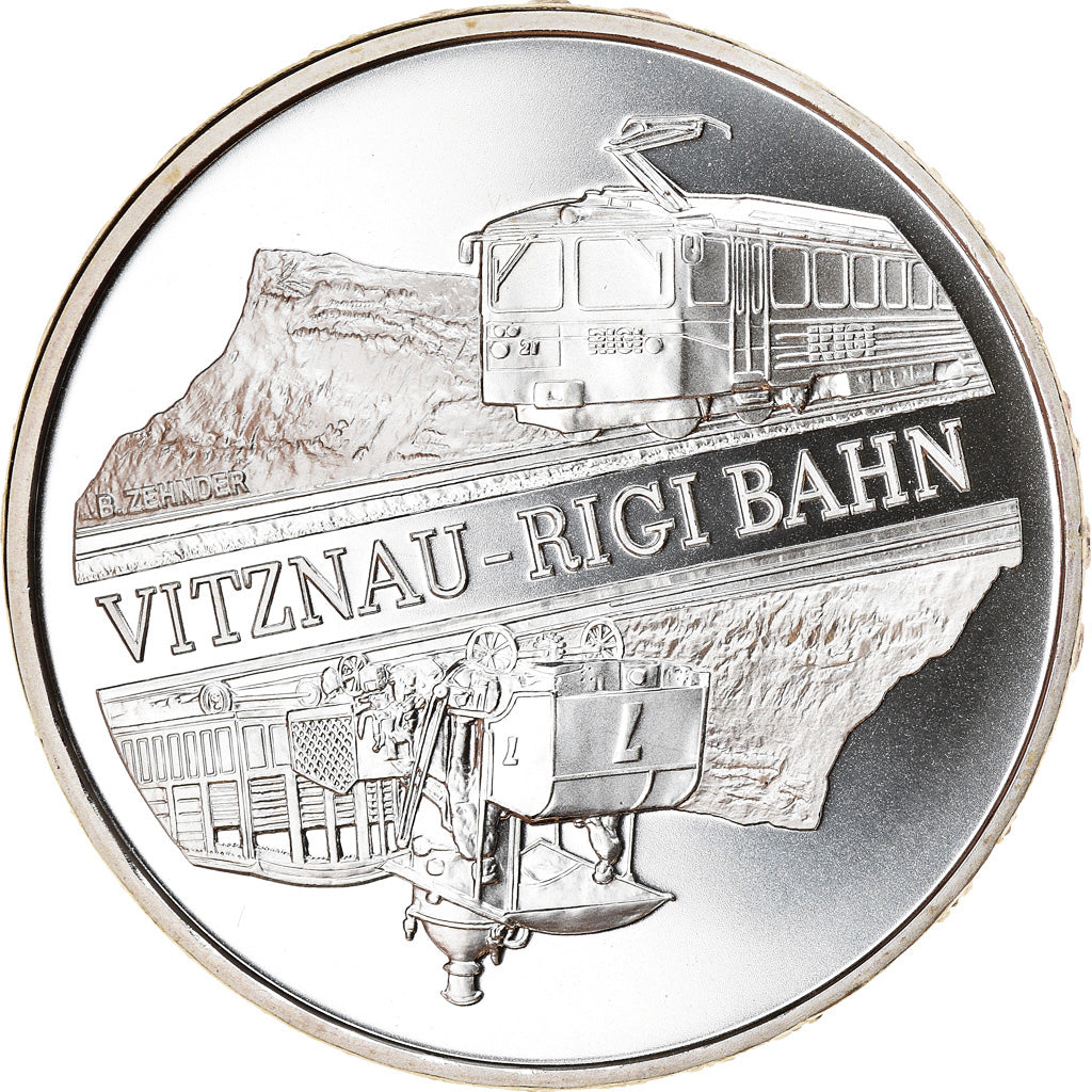 Coin, Switzerland, Vitznau-Rigi, 20 Francs, 2008, Proof, MS(63), Silver