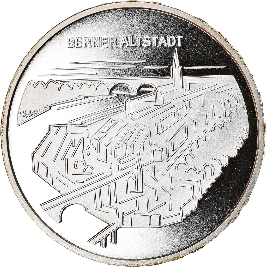 Münze, Schweiz, Berne, 20 Francs, 2003, Proof, UNZ, Silber
