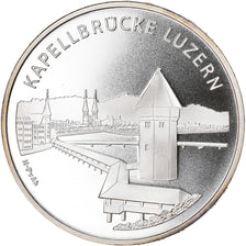 Münze, Schweiz, Chapelle de Lucerne, 20 Francs, 2005, Proof, UNZ, Silber