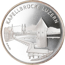 Moneta, Svizzera, Chapelle de Lucerne, 20 Francs, 2005, Proof, SPL, Argento