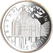 Münze, Schweiz, Château de Chillon, 20 Francs, 2004, Proof, UNZ, Silber