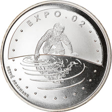 Moneta, Svizzera, Expo 2002, 20 Francs, 2002, Proof, SPL, Argento