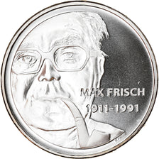 Moneta, Svizzera, Max Frisch, 20 Francs, 2011, Proof, SPL, Argento