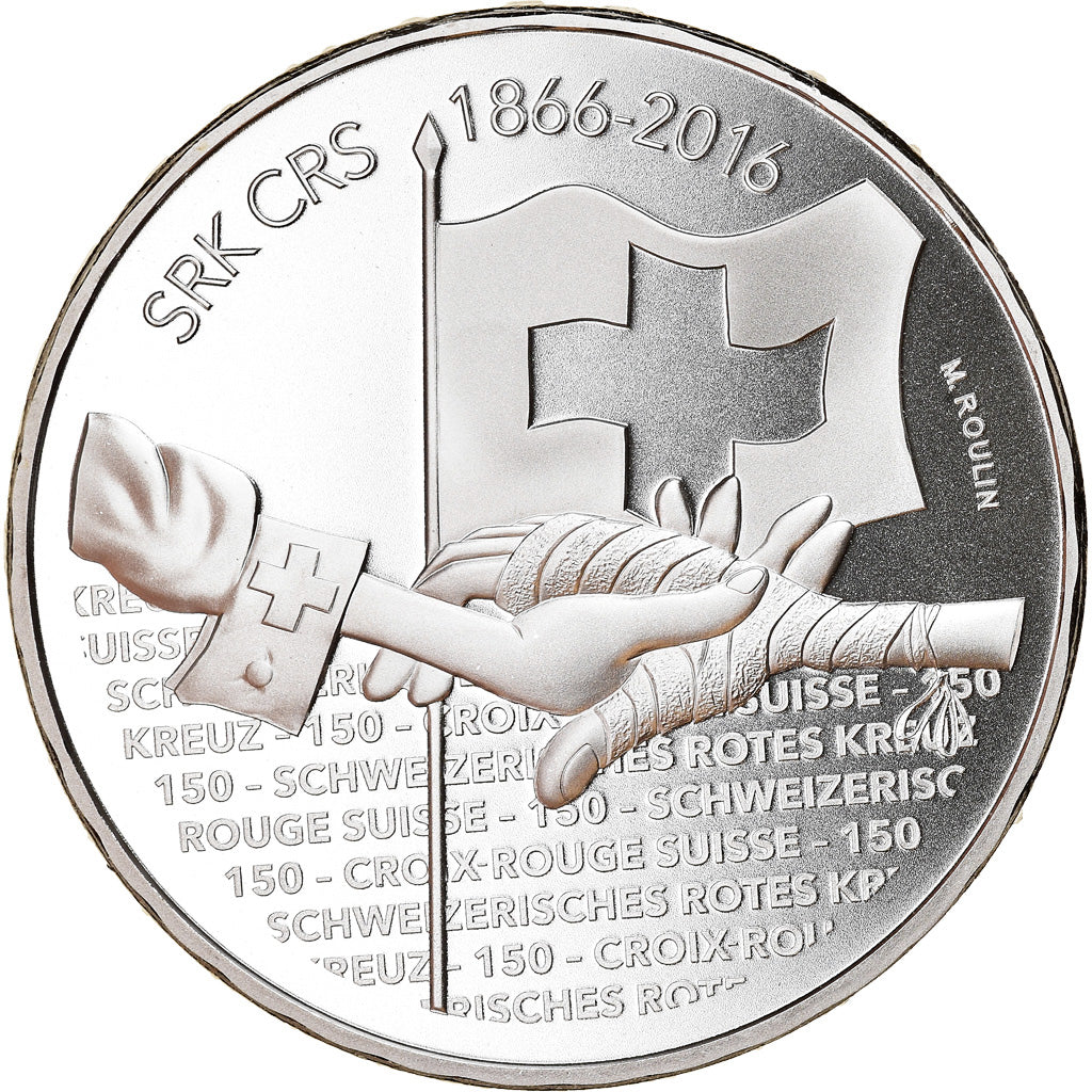 Monnaie, Suisse, Croix-Rouge suisse, 20 Francs, 2016, Proof, SPL, Argent