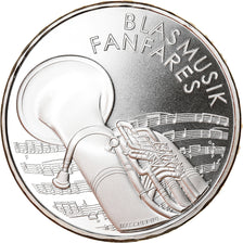 Münze, Schweiz, Fanfares, 20 Francs, 2016, Proof, UNZ, Silber
