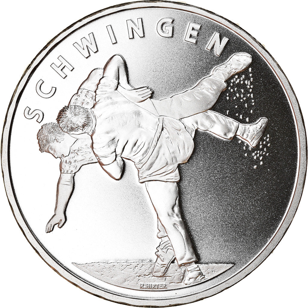 Münze, Schweiz, Lutte suisse, 20 Francs, 2013, Proof, UNZ, Silber