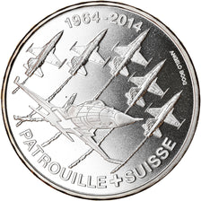 Münze, Schweiz, Patrouille Suisse, 20 Francs, 2014, Proof, UNZ, Silber