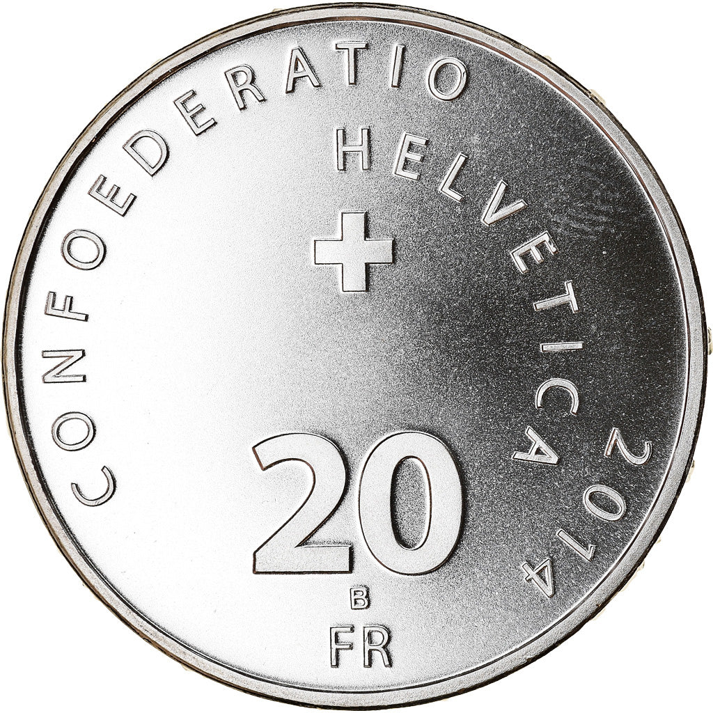 Münze, Schweiz, Patrouille Suisse, 20 Francs, 2014, Proof, UNZ, Silber