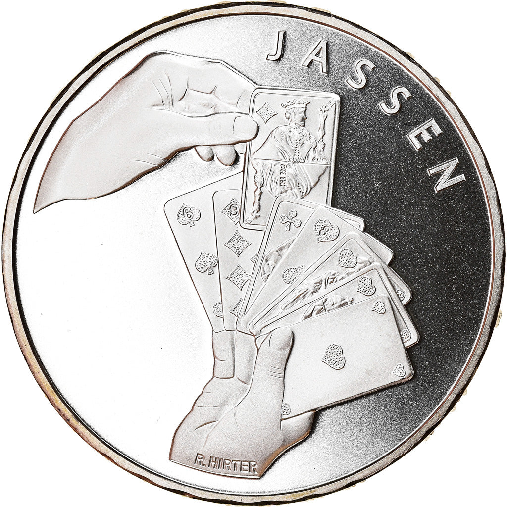 Moneta, Svizzera, Jassen, 20 Francs, 2014, Proof, SPL, Argento