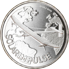 Moneta, Svizzera, Solar Impulse, 20 Francs, 2015, Proof, SPL, Argento