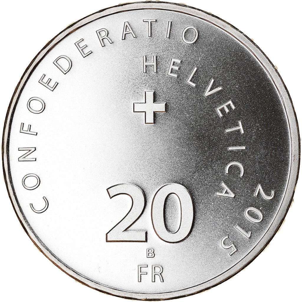 Moneta, Svizzera, Solar Impulse, 20 Francs, 2015, Proof, SPL, Argento