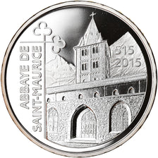Moneta, Svizzera, Abbaye de Saint-Maurice, 20 Francs, 2015, Proof, SPL, Argento