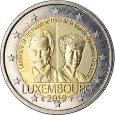 Luxembourg, 2 Euro, Grande-Duchesse Charlotte, 2019, MS(63), Bi-Metallic