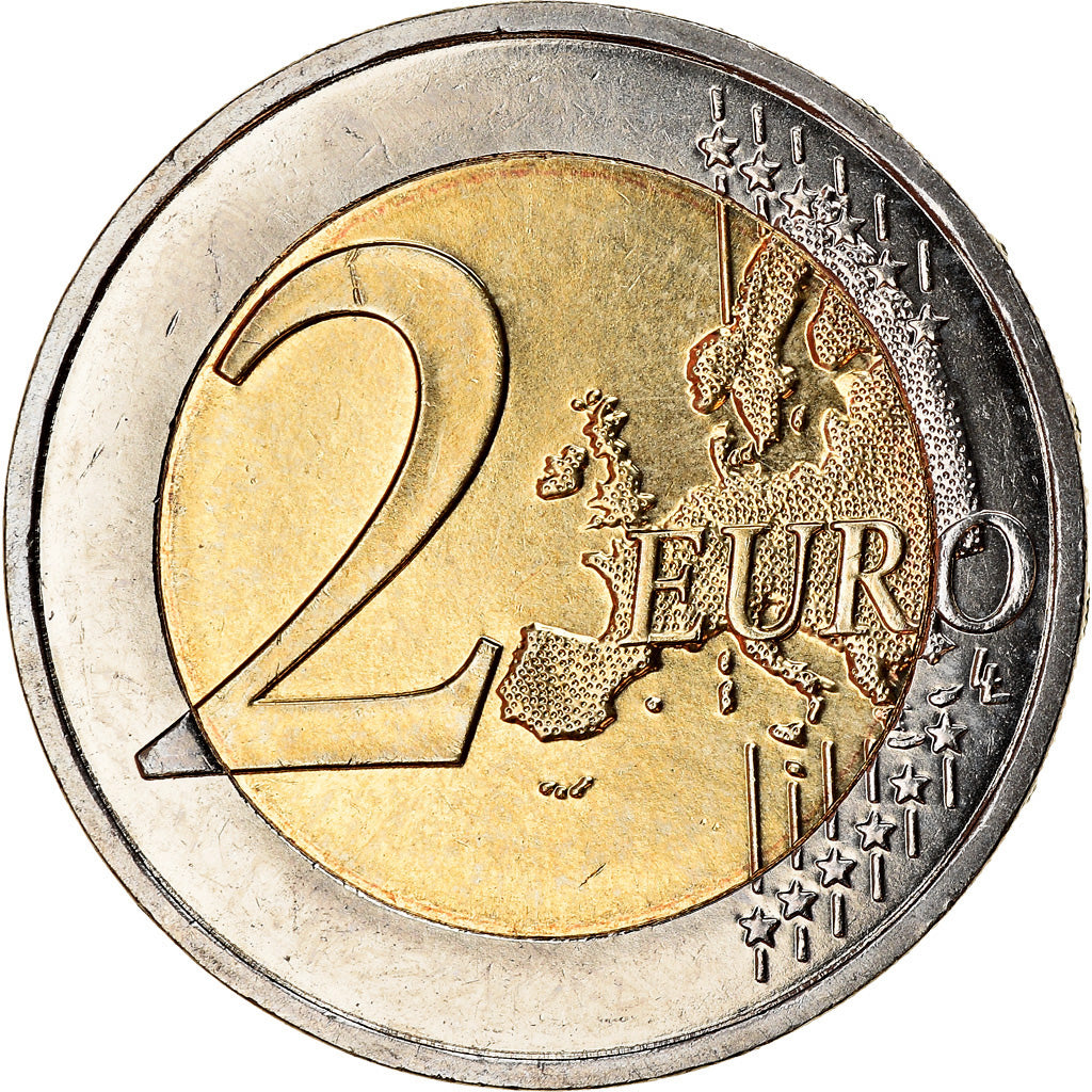 Malta, 2 Euro, Temples, 2019, MS(63), Bi-Metallic