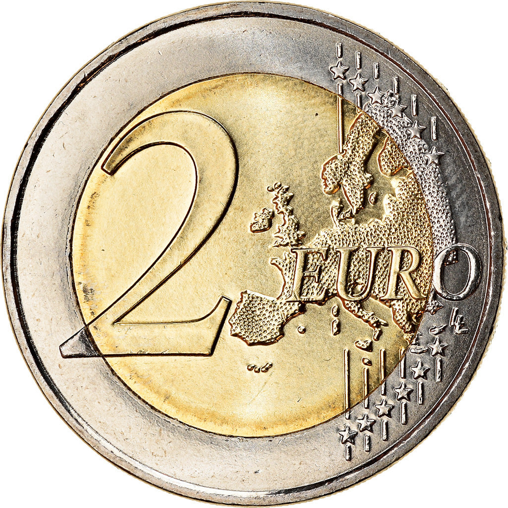 Malta, 2 Euro, Temples, 2016, MS(63), Bi-Metallic