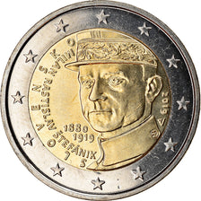 Slovakia, 2 Euro, Milan Rastislav Stefanik, 2019, MS(63), Bi-Metallic