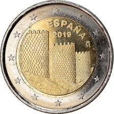 Hiszpania, 2 Euro, Avila, 2019, MS(63), Bimetaliczny