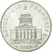 Moneta, Francia, Panthéon, 100 Francs, 1989, Paris, BB+, Argento, KM:951.1