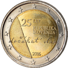 Slovenia, 2 Euro, Indépendance, 2016, SPL, Bi-metallico