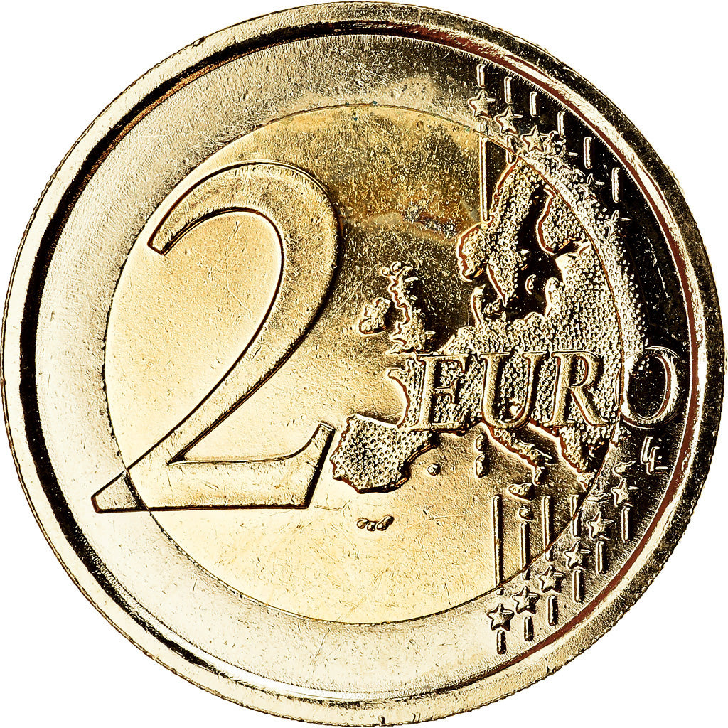 San Marino, 2 Euro, 2016, gold-plated coin, SPL, Bi-metallico