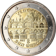 Italia, 2 Euro, Basilique Saint Marc, 2017, SPL, Bi-metallico