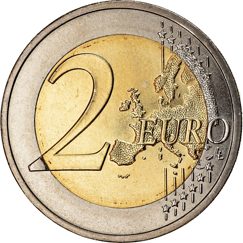 Portugal, 2 Euro, Equipa olimpica, 2016, UNZ, Bi-Metallic