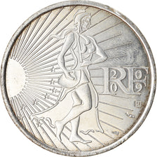 France, 10 Euro, 2009, AU(55-58), Silver, Gadoury:EU337, KM:1580