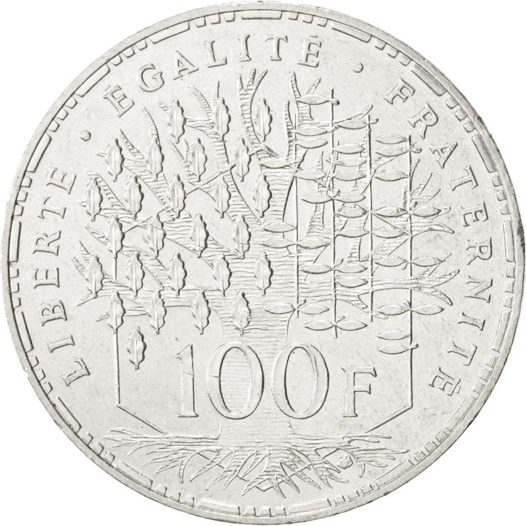 Monnaie, France, Panthéon, 100 Francs, 1988, Paris, SUP+, Argent, KM:951.1