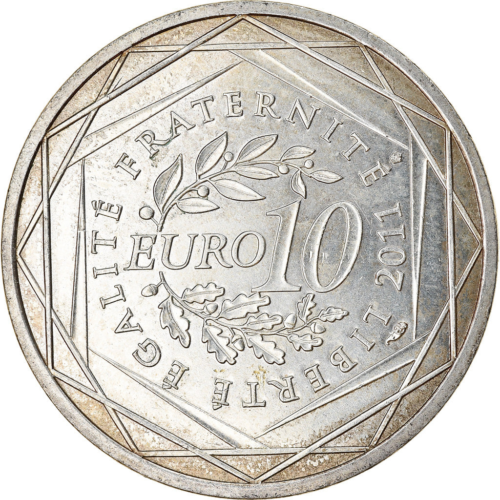 Francia, 10 Euro, Limousin, 2011, BB, Argento, KM:1742