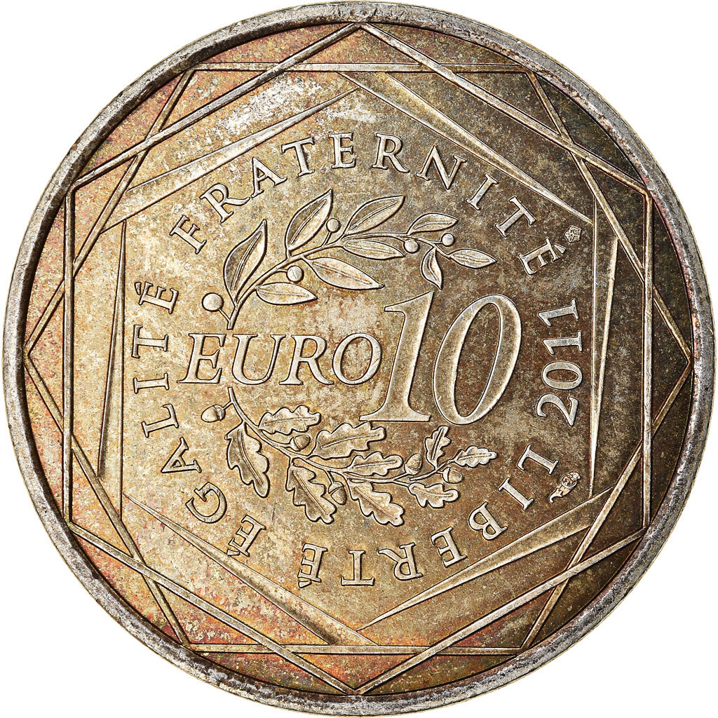 France, 10 Euro, Pays de la Loire, 2011, TTB, Argent, KM:1746