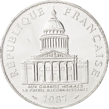 Moneda, Francia, Panthéon, 100 Francs, 1987, Paris, EBC+, Plata, KM:951.1
