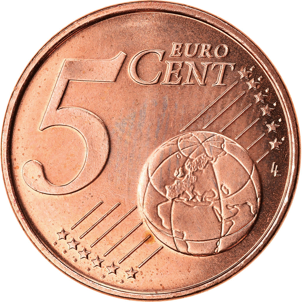 Paesi Bassi, 5 Euro Cent, 2014, SPL, Acciaio placcato rame