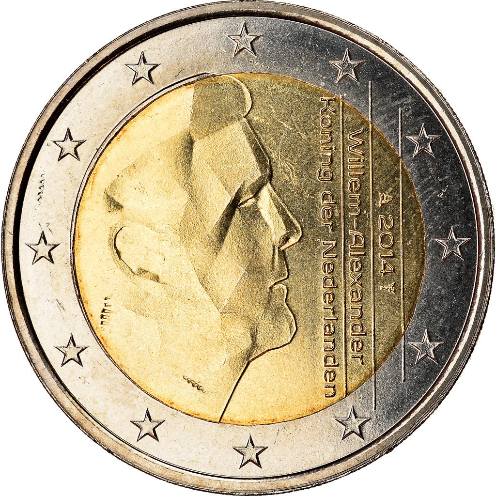 Países Bajos, 2 Euro, 2014, SC, Bimetálico