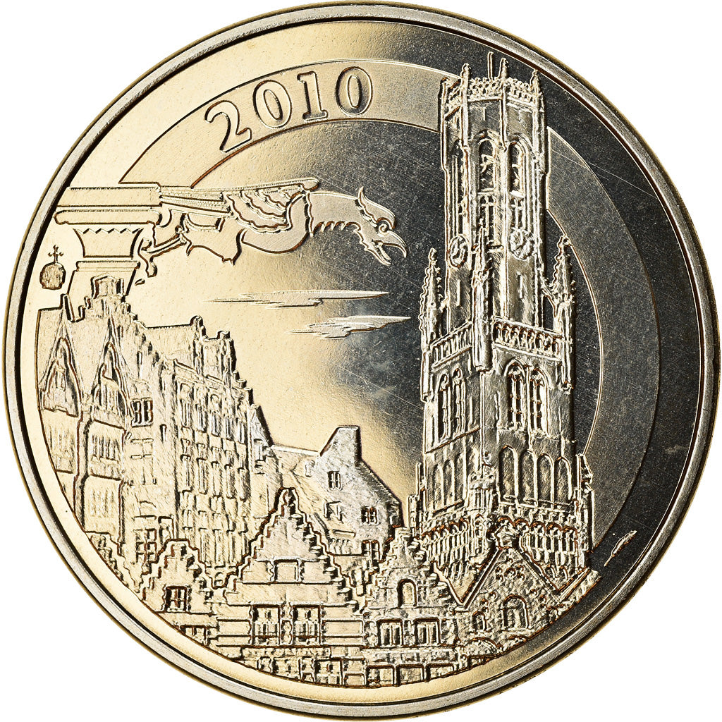 Belgien, Medaille, Patrimoine Mondiale, 2010, STGL, Copper-nickel