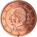 Belgien, 2 Euro Cent, 2010, STGL, Copper Plated Steel, KM:275