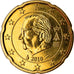 Belgio, 20 Euro Cent, 2010, FDC, Ottone, KM:278