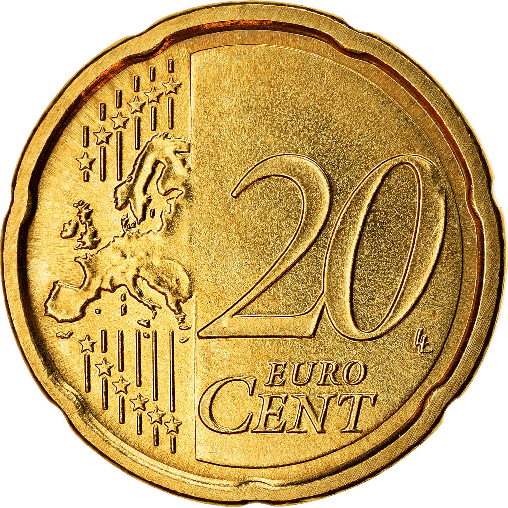 CIUDAD DEL VATICANO, 20 Euro Cent, 2015, FDC, Latón