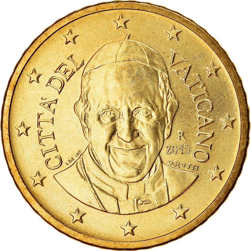 Vatikanstadt, 50 Euro Cent, 2015, STGL, Messing