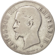 Monnaie, France, Napoleon III, Napoléon III, 5 Francs, 1856, Paris, TB, Argent