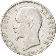 FRANCE Napoléon III 5 Francs 1855 Paris KM:782.1 VF(20-25) Silver Gadoury:734