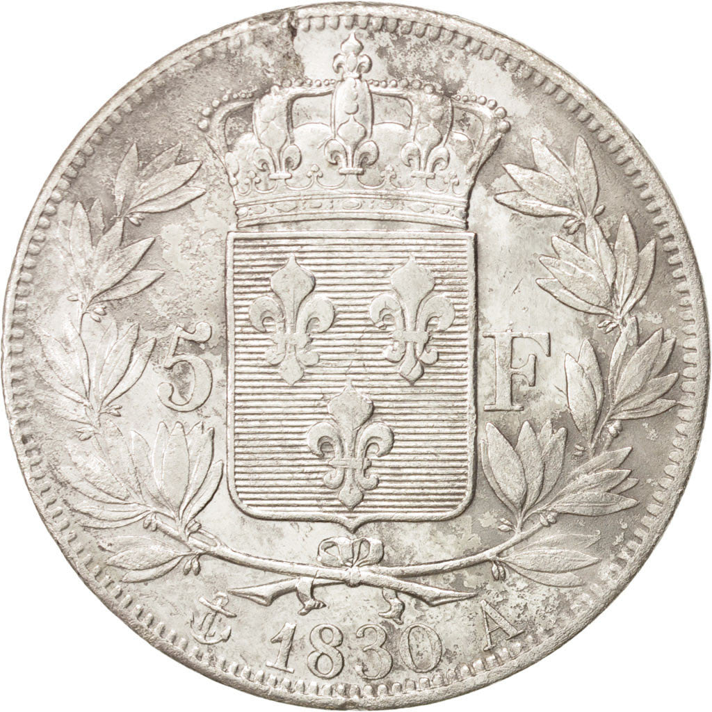 Monnaie, France, Charles X, 5 Francs, 1830, Paris, TB+, Argent, KM:728.1