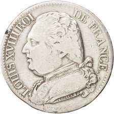 FRANCE Louis XVIII 5 Francs 1814 Limoges KM:702.6 VF(20-25) Silver Gadoury:591