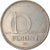 Moneta, Węgry, 10 Forint, 1993, EF(40-45), Miedź-Nikiel, KM:695