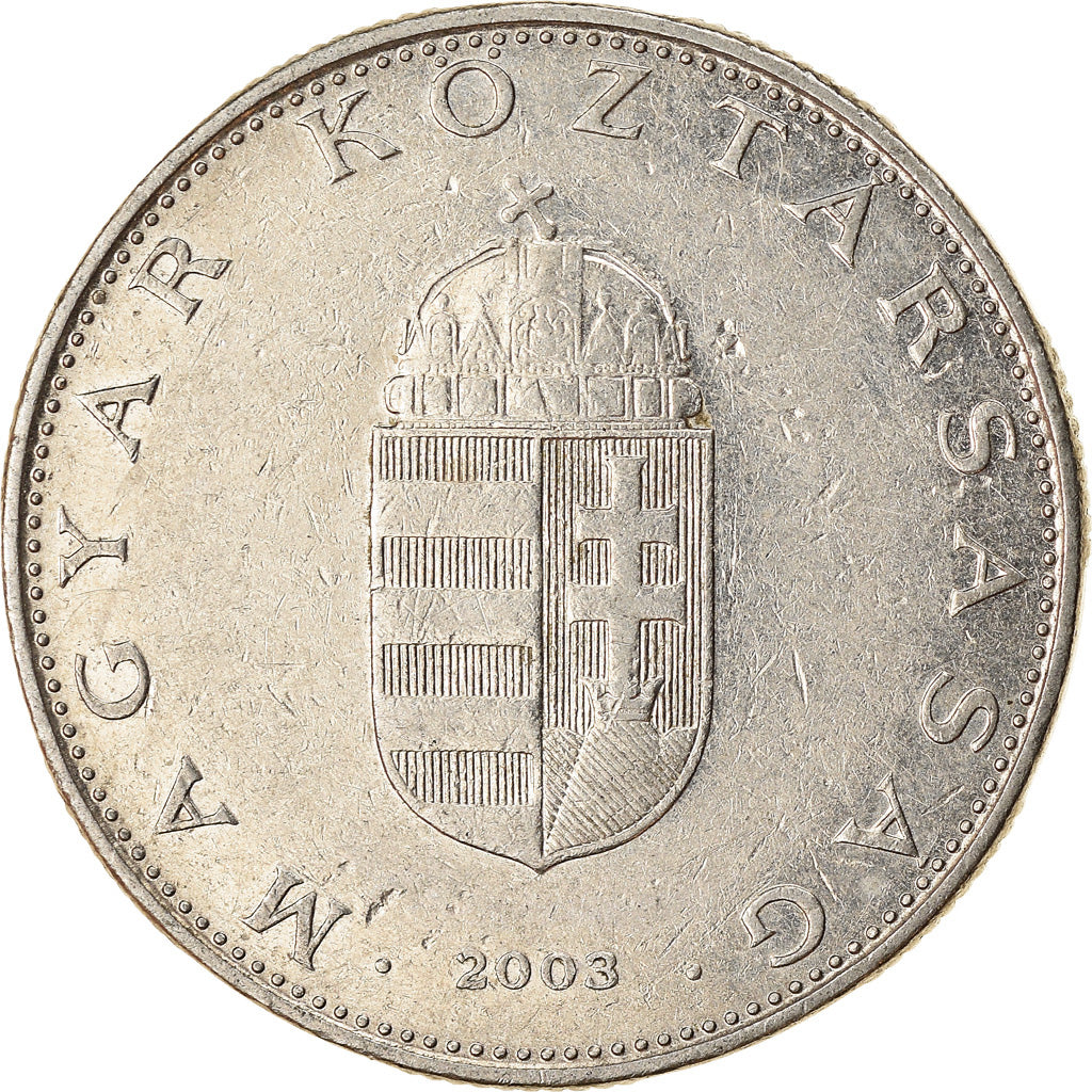 Coin, Hungary, 10 Forint, 2003, EF(40-45), Copper-nickel, KM:695