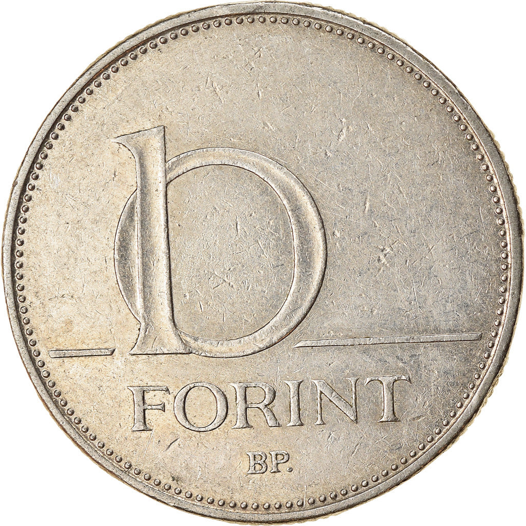 Coin, Hungary, 10 Forint, 2003, EF(40-45), Copper-nickel, KM:695