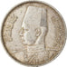 Coin, Egypt, Farouk, 5 Piastres, 1939, British Royal Mint, EF(40-45), Silver