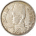 Munten, Egypte, Farouk, 5 Piastres, 1939, British Royal Mint, PR, Zilver, KM:366
