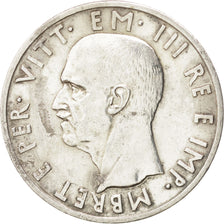 Monnaie, Albania, Vittorio Emanuele III, 5 Lek, 1939, Rome, TTB, Argent, KM:33