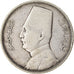 Moeda, Egito, Fuad I, 5 Piastres, 1933, British Royal Mint, EF(40-45), Prata