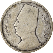Coin, Egypt, Fuad I, 5 Piastres, 1933, British Royal Mint, VF(20-25), Silver